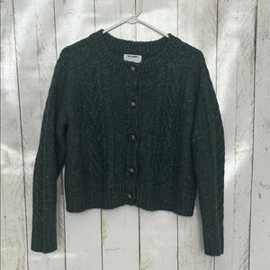 Old Navy Women's Dark Green Cardigan